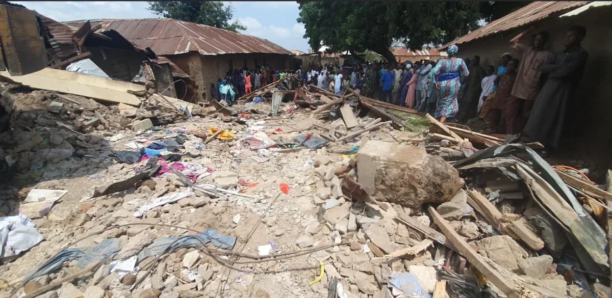 Family of four die in Kwara building collapse